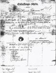August Lohman - German Military Discharge paper