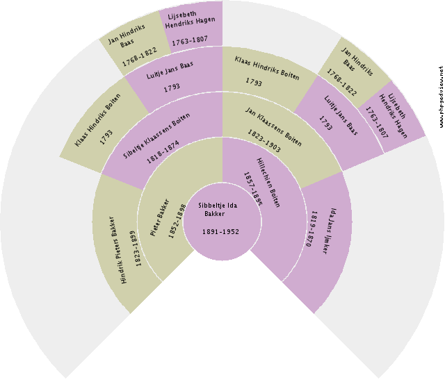 Zwaantje Jantje van der Kamp Circle Diagram
