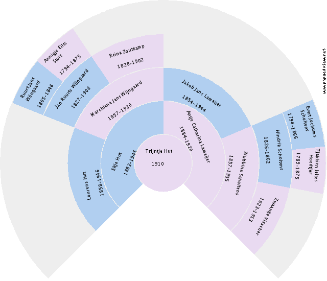 Nicalauda Geertruida Holscher Circle Diagram