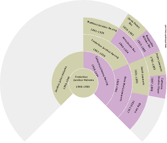 Frederikus Jacobus Halsema Circle Diagram