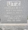 Charles Monroe Utz I Tombstone